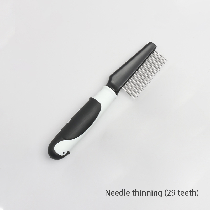 Pet Comb Cat Hair Removal Long Needle Comb Flea Comb Knot Hair Removal Comb Dog Comb Pet Supplies — image 7