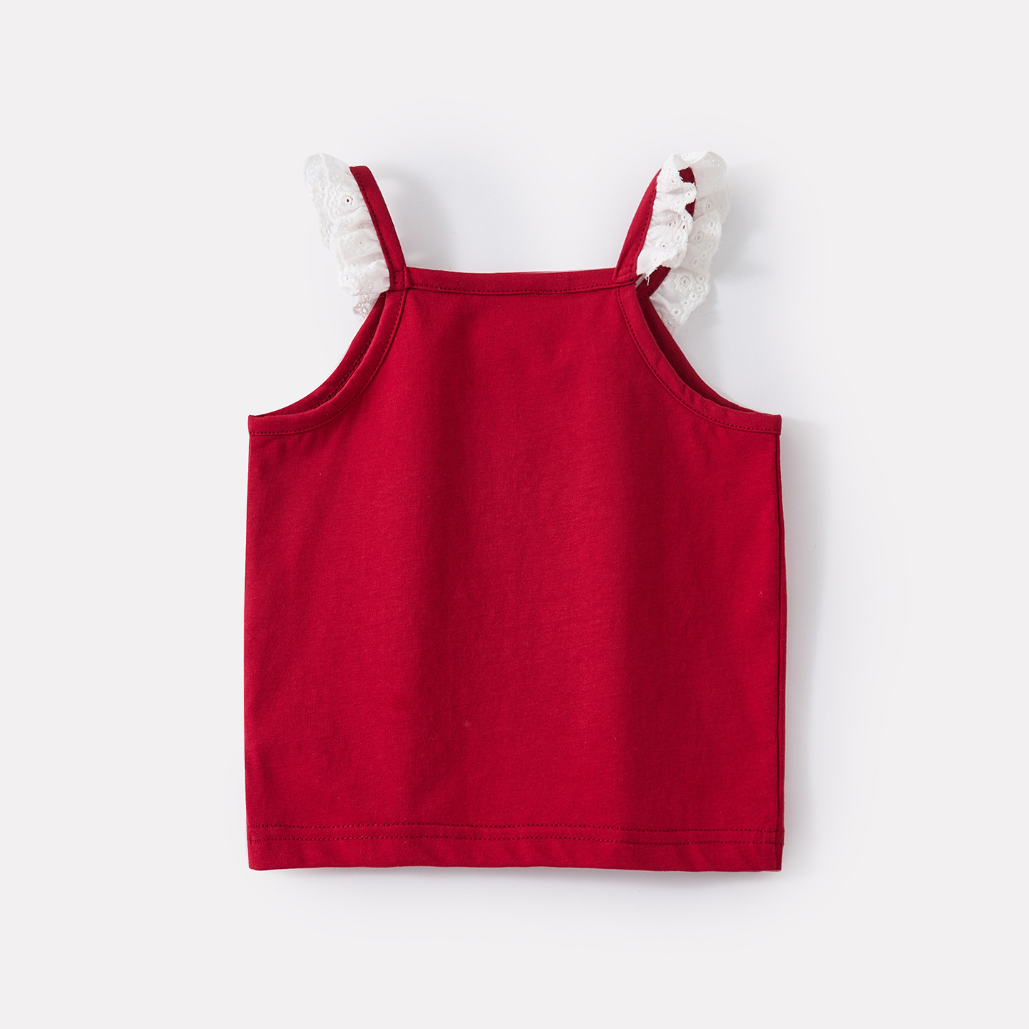 Embroidered Rabbit Ruffle Strap Baby Girl Summer Sweet Breathable Patchwork Skirt — image 5