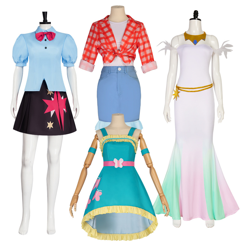 My Little Pony Cosplay Dress - Twilight Sparkle, Applejack, Fluttershy, Princess Celestia Costume for Women — image 3