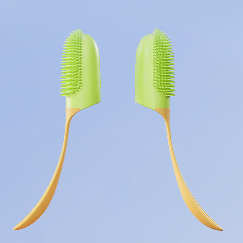 Limpia oral para perros y gatos con mango de dedo - Cepillo dental suave para mascotas — imagen 6