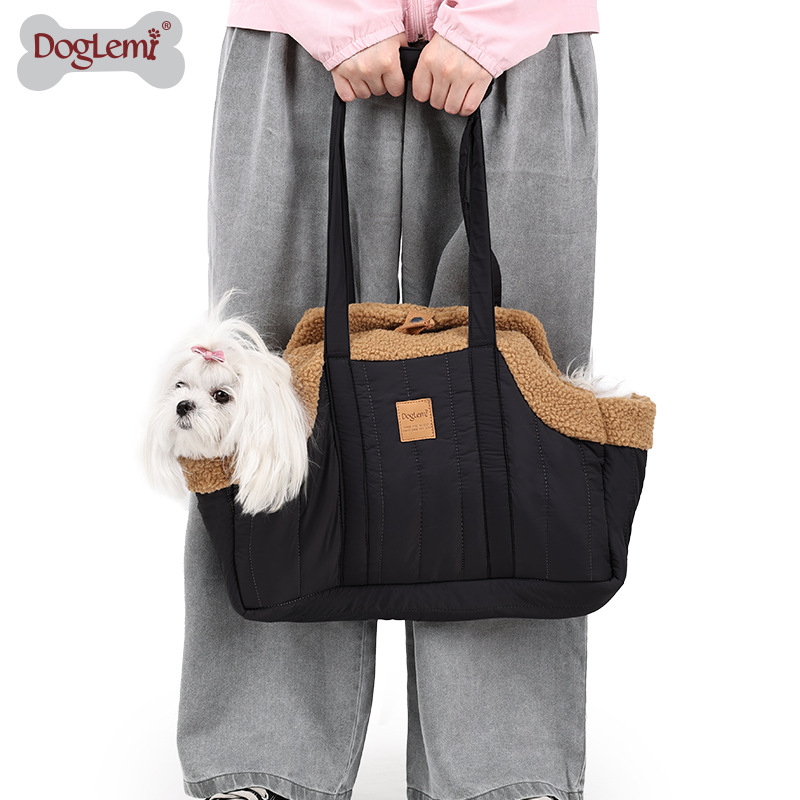 Porta Mascotas Portátil de Invérnico Capacidad Grande para Perros Mochila Transversal con Soporte para Vehículo y Cierre Estéril — imagen 1
