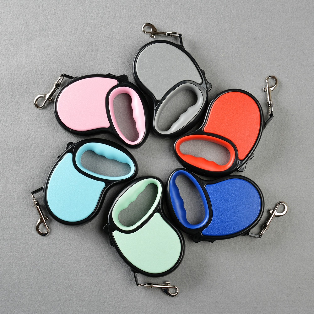 New Automatic Retractable Traction Rope Leash Pet Candy-Colored Dog Walking Rope Small And Medium-Sized Dog And Cat Chain — image 1