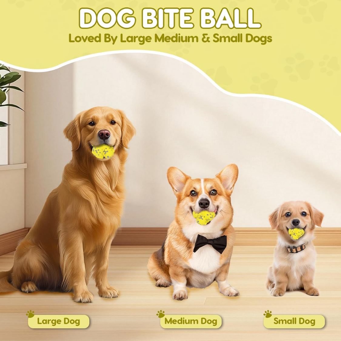 Dog Spike Ball Toy Tough ETPU Interactive Chew Ball For Aggressive Chewers Floating Fetch Ball Teeth Cleaning Puppy & Dog Toy Compatible With Ball Launcher — image 3