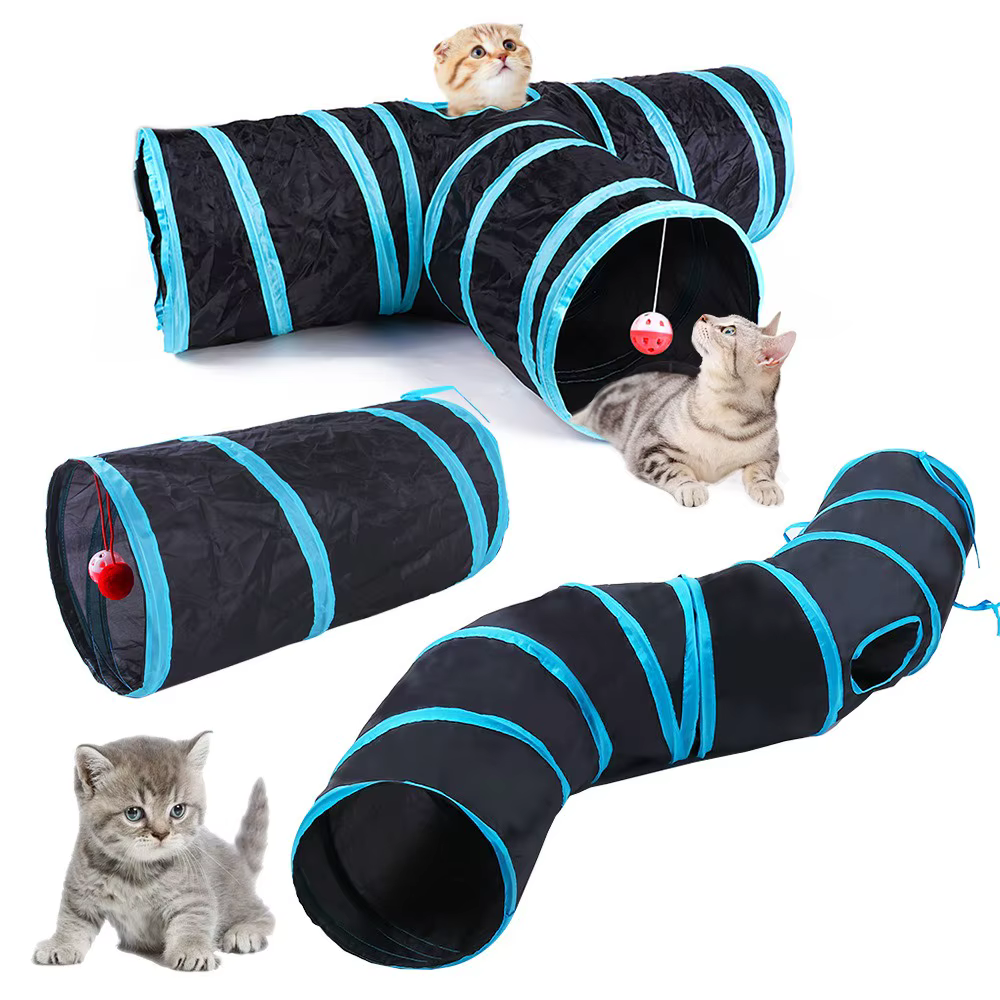 Túneles de Juguete para Gatos - Juguetes Interactivos para Mascotas — imagen 1