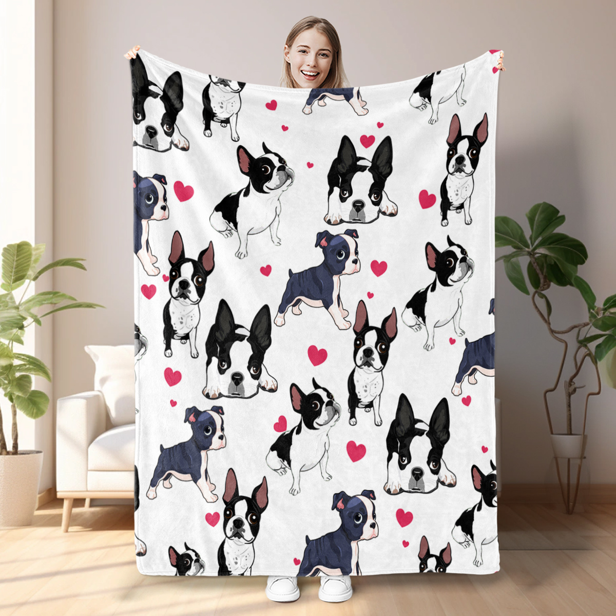 Manta de Forro Polar para Perro - Suave, Acogedora, Ligera y Cálida, Tipo Franela para Sillón, Cama, Sofá y Decoración de Sala - Perfecta para Acurrucarse en Días Fríos, 75x100cm, 130x150cm, 150x200cm — imagen 1