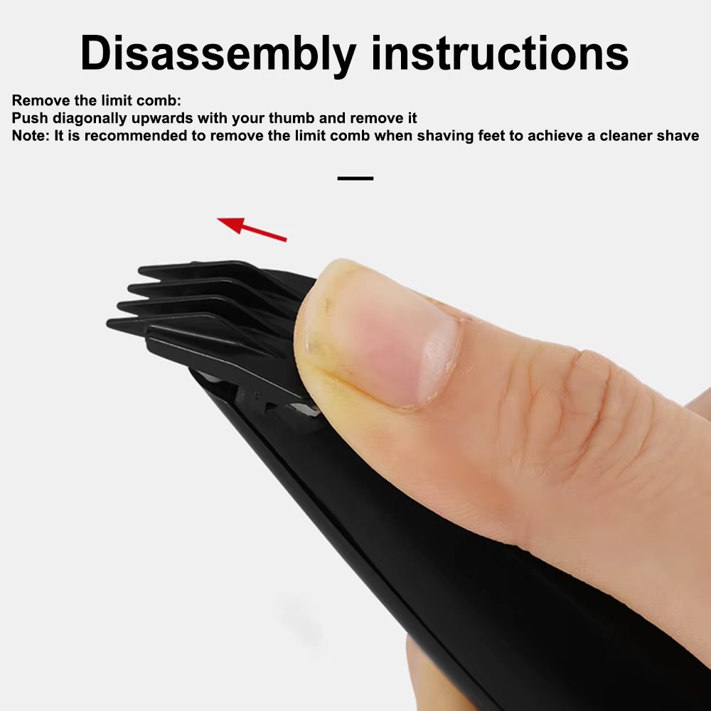 USB Rechargeable Pet Hair Trimmer for Dogs Cats Pet Hair Clipper Grooming Kit Cats Pets Foot Clipper Grooming — image 4
