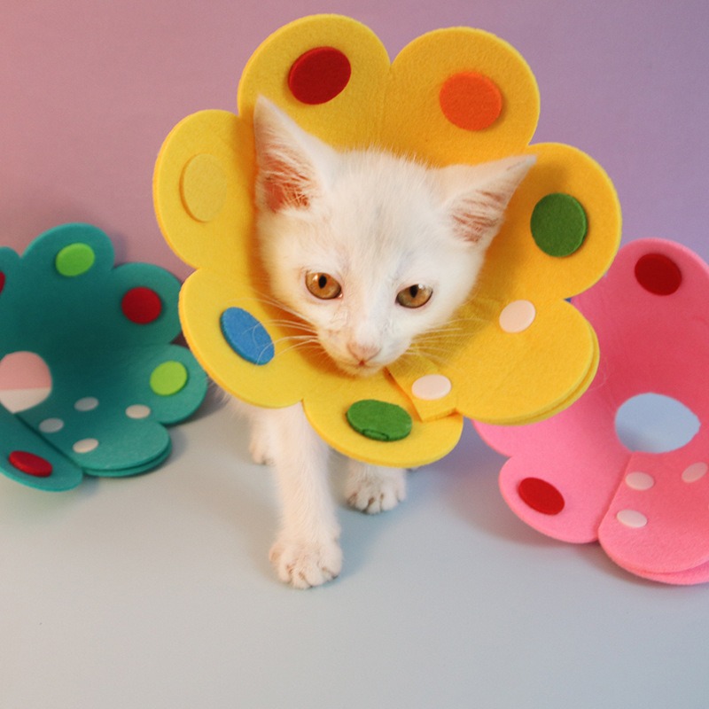 Anti bite and anti licking neck ring cleaning and beauty products pet protective cover neck ring — image 1