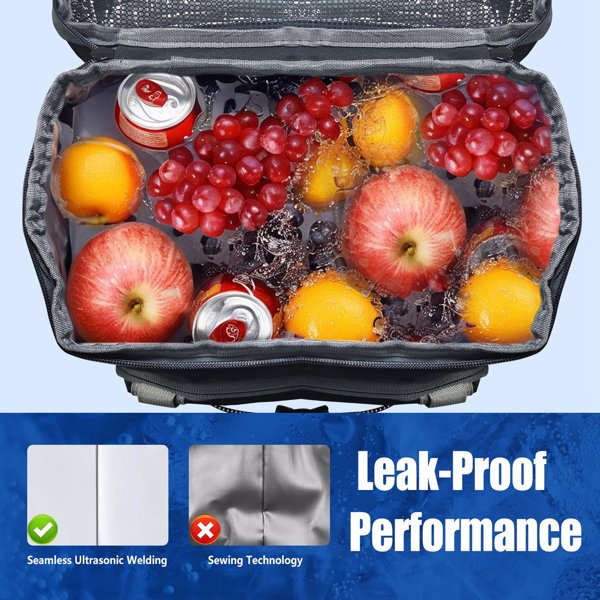 Mochila Refrigerada 36 Cán Leakproof Mochila Refrigerada Con 25L-6.6Gal Para Pícnic, Camping, Playa, Senderismo, Pesca y Viaje — imagen 3