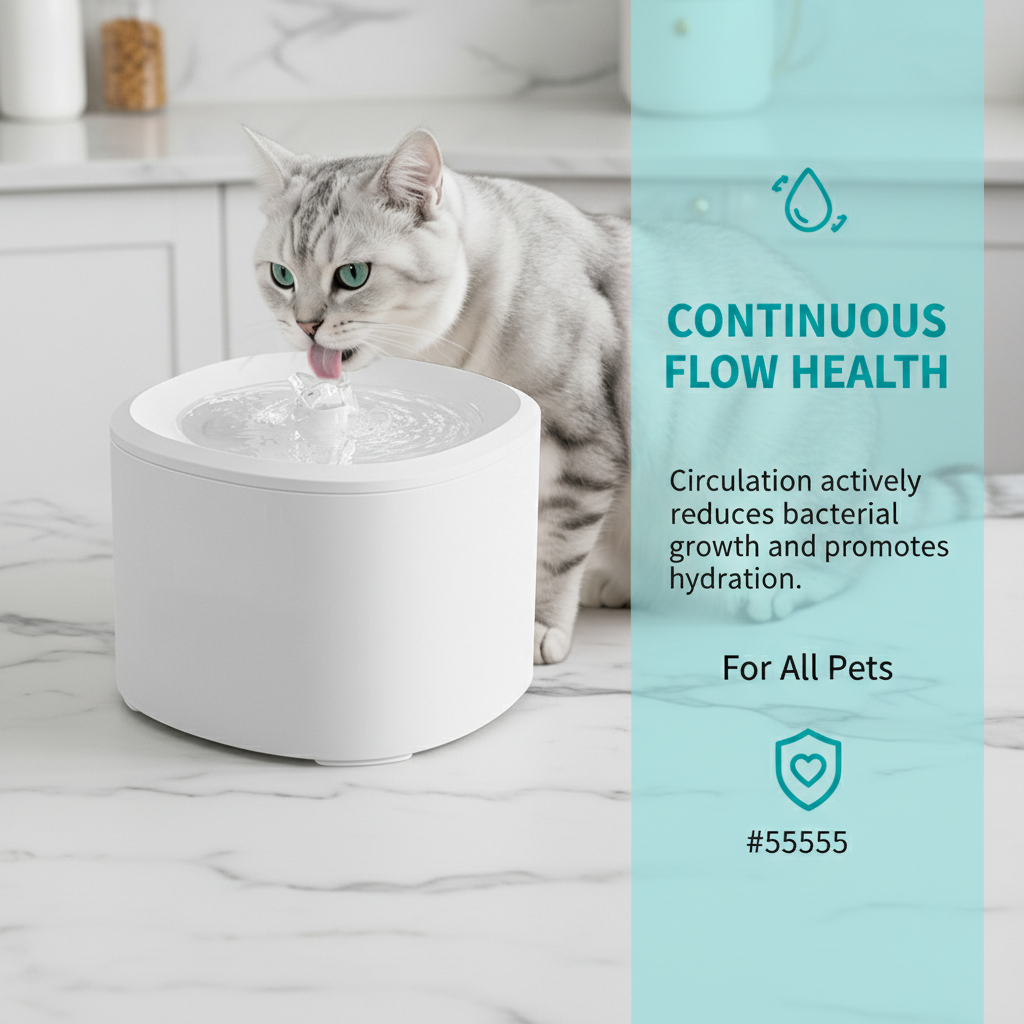 Filtro de Agua Silencioso para Mascotas con Sensores de Movimiento y Recarga USB, 3L - Dispositivo de Riego Circulante para Gatos y Perros — imagen 1