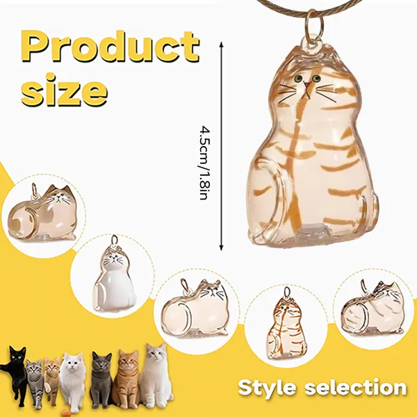 Conjunto de Pendientes de Memoria de Pelo de Gato 6 Piezas - Recuerdo de Mascota - Pendiente de Cápsula Suave, Llave Portátil — imagen 6