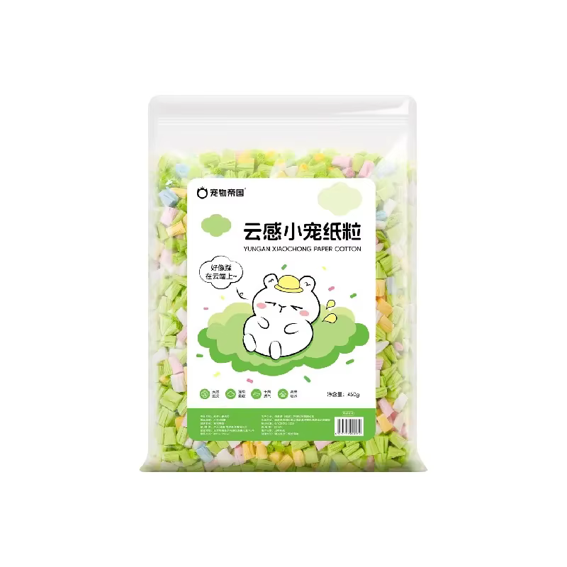New Dust-free Paper Particle Hamster Bedding Breathe Gently Small Animal Cage Landscaping Supplies Rat Accessories — image 6
