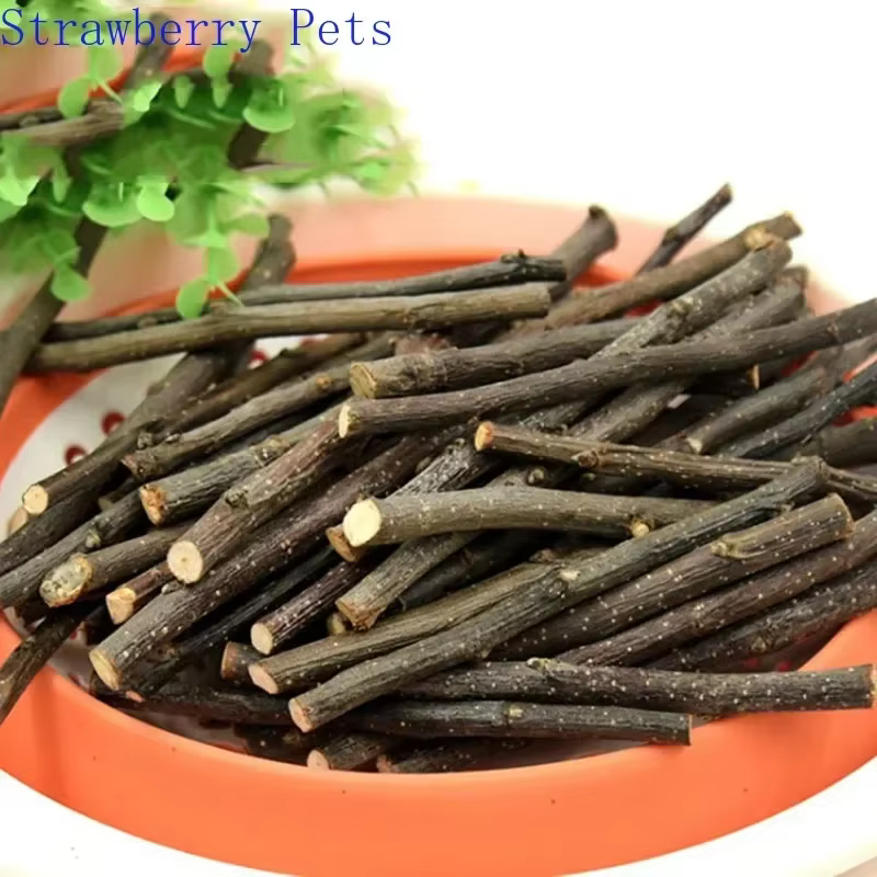 5/10/40 Piezas de Palitos para Masticar de Rama de Manzano, Juguetes Naturales para Hámster y Ardilla, Palito Desgastante para Loros y Conejos — imagen 3