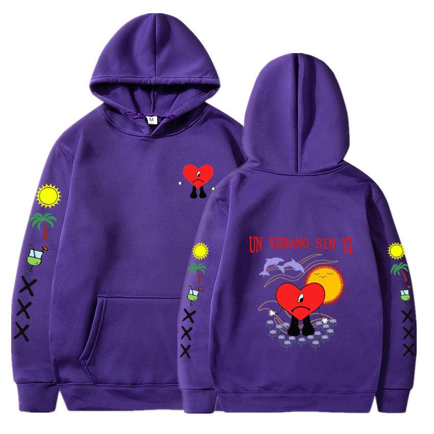Bad Bunny Un Verano Sin Ti Album Graphic Hooded Unisex Sweatshirt — image 12
