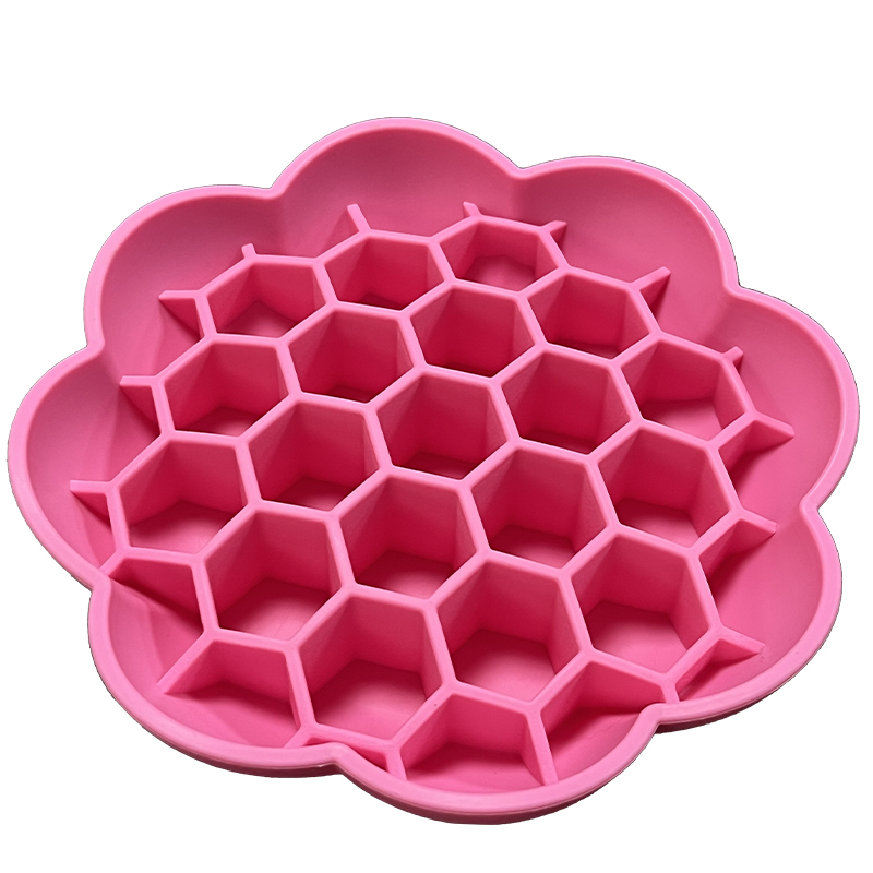 Custom Dog Bowl Slow Feeder Flower Pet Licking Bowl Slow Feeding Silicone Dog Lick Bowl — image 9