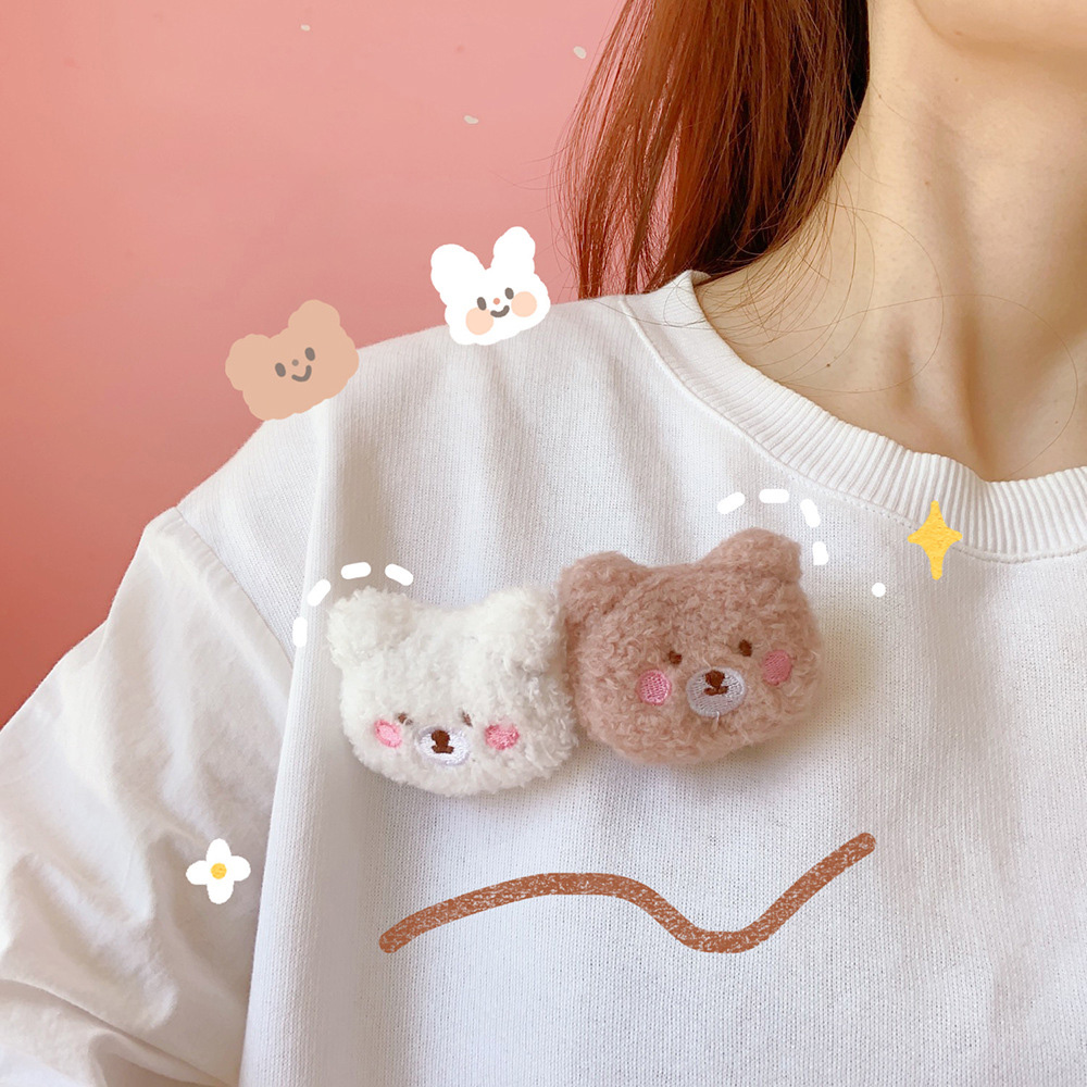 Oso de Joyería Suave y Cálido Pin de Broche Animado en Tres Dimensiones para Niños y Estudiantes — imagen 3