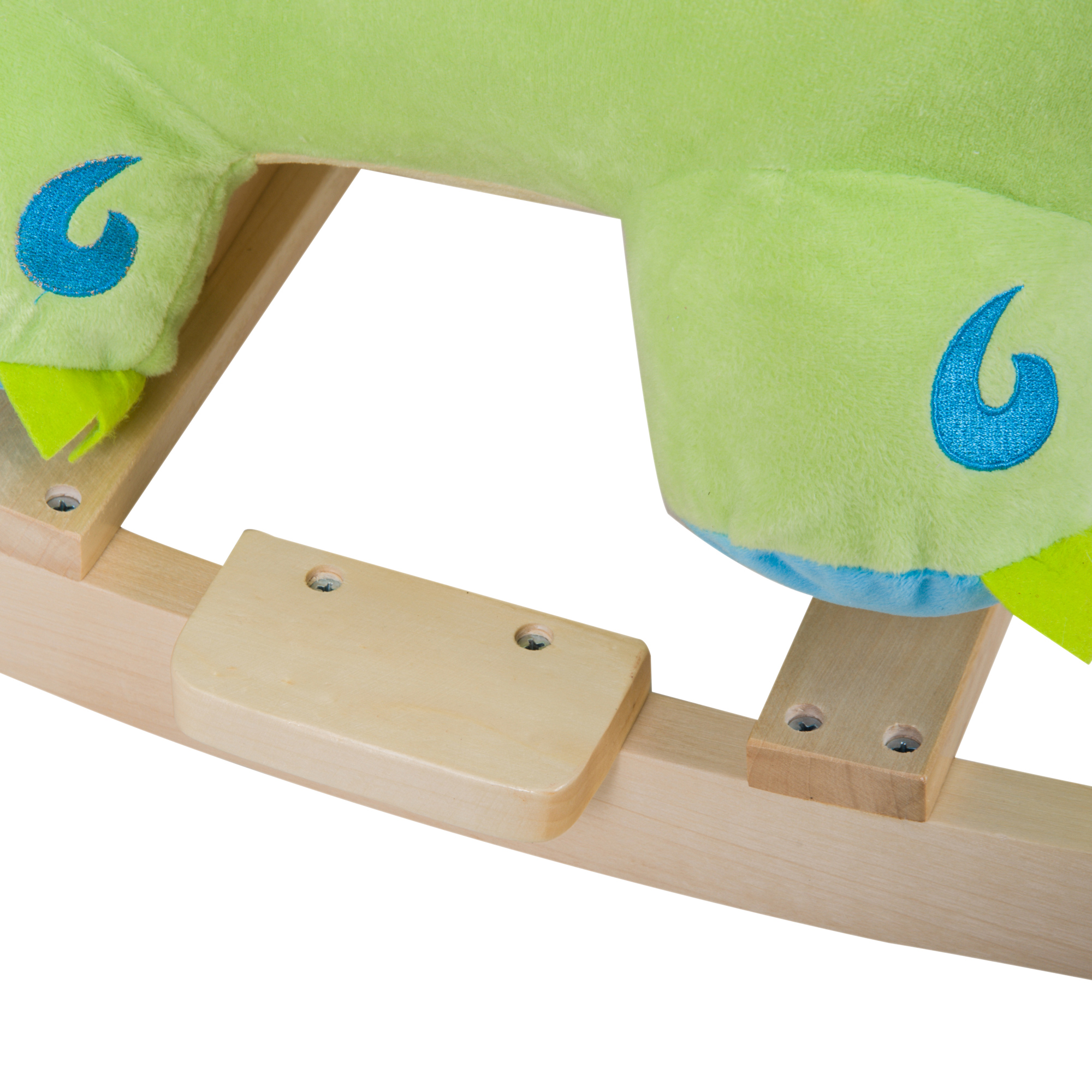 Caballo de Roca Plush para Niños con Sonidos Realistas y Dinosaurio Verde — imagen 7