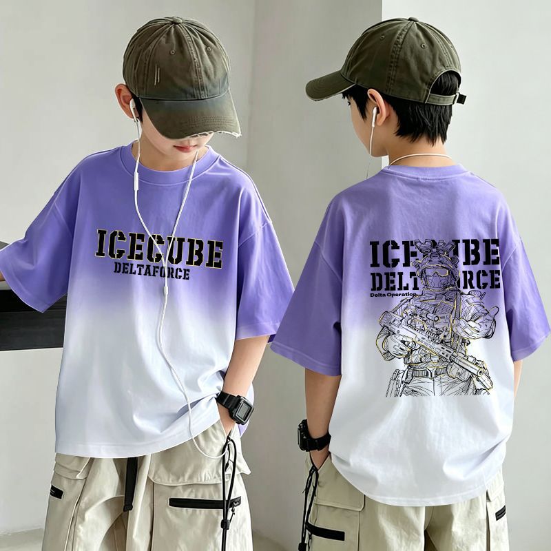 Cool Dragon Short Sleeve T-Shirt for Boys — image 13
