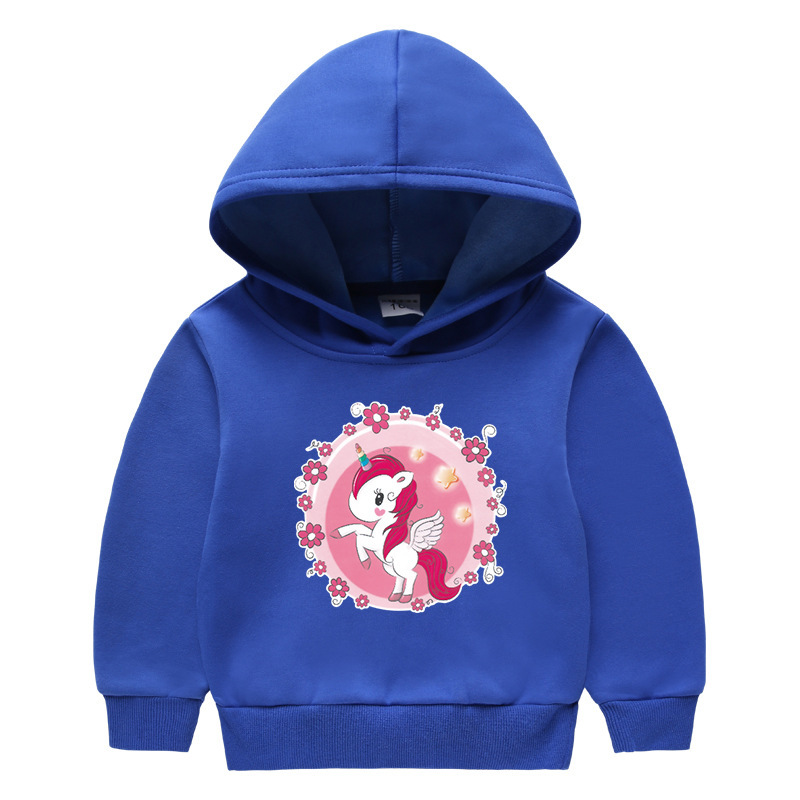 Unicorn hooded sweatshirt for autumn and winter — image 4