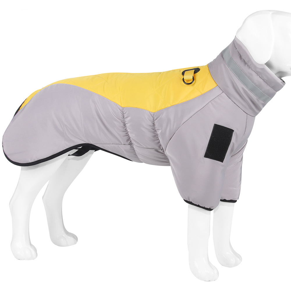 Ropa de Mascotas para Otoño e Invierno - Ropa de Perro Grande y Reforzada con Reflejos Calientes - Ropa de Algodón Revestida con Aislamiento Térmico — imagen 4