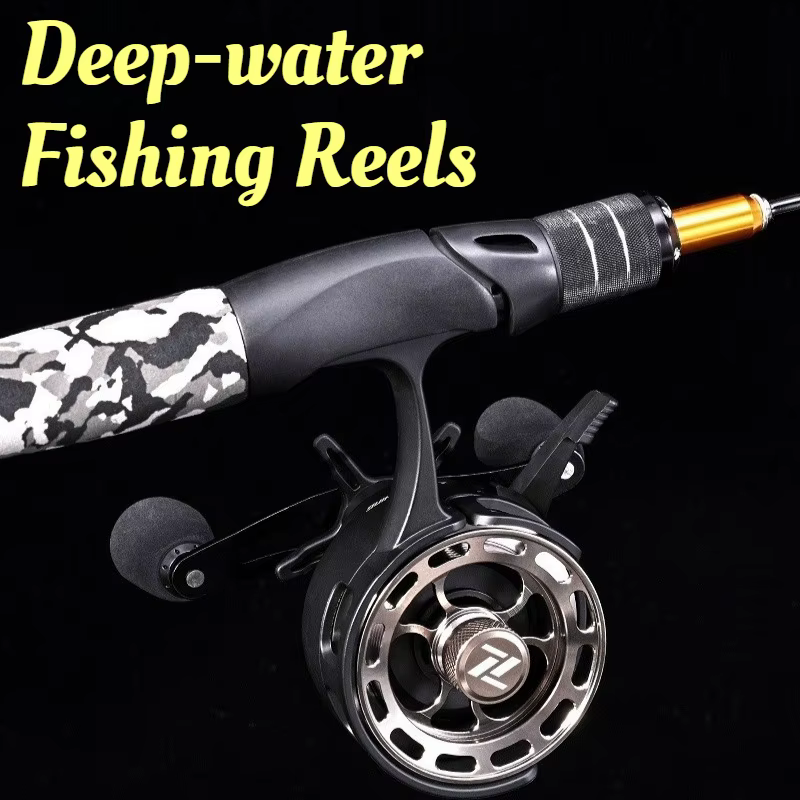 Outdoor Deep-water Fishing Lines Reels Lightweight Fishing Reels Gear Portable Tackle Supplies Fish Wheels Tools Equipment