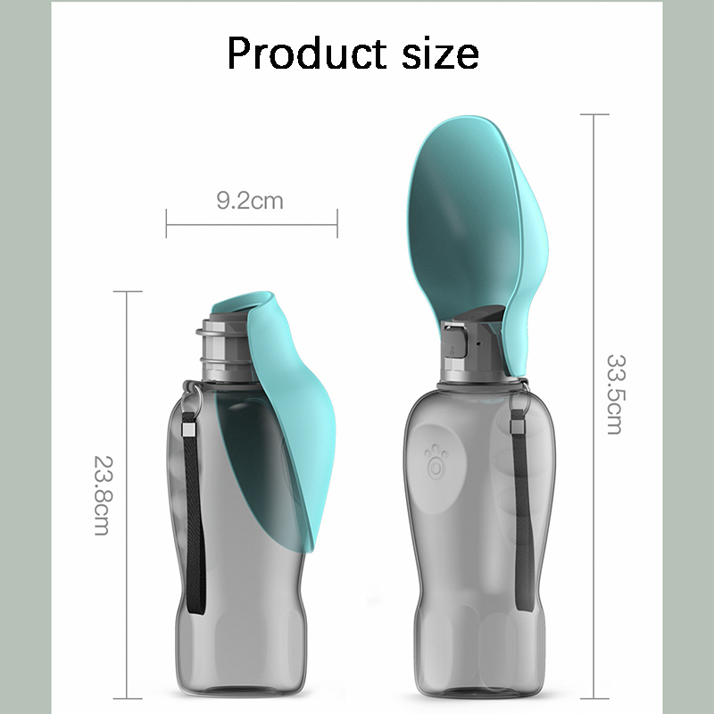 800ml Dogs Water Bottle Portable High Capacity Leakproof Pet Foldable Drinking Bowl Golden Retriever Outdoor Walking Supplies Pet Products — image 5