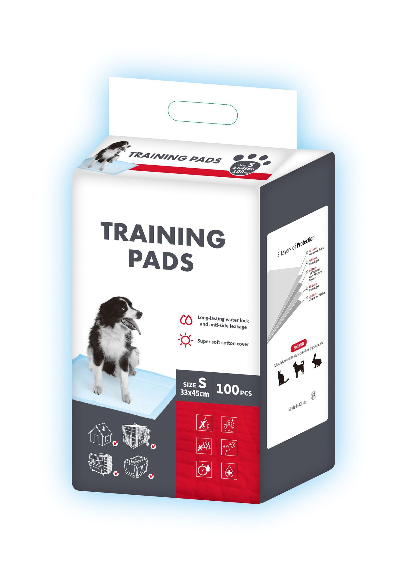 Pet Products Dog Diaper Thickened Deodorization Water Absorbent Urine Pad Diaper Pad Water Absorbent Pad Production Pad — image 4