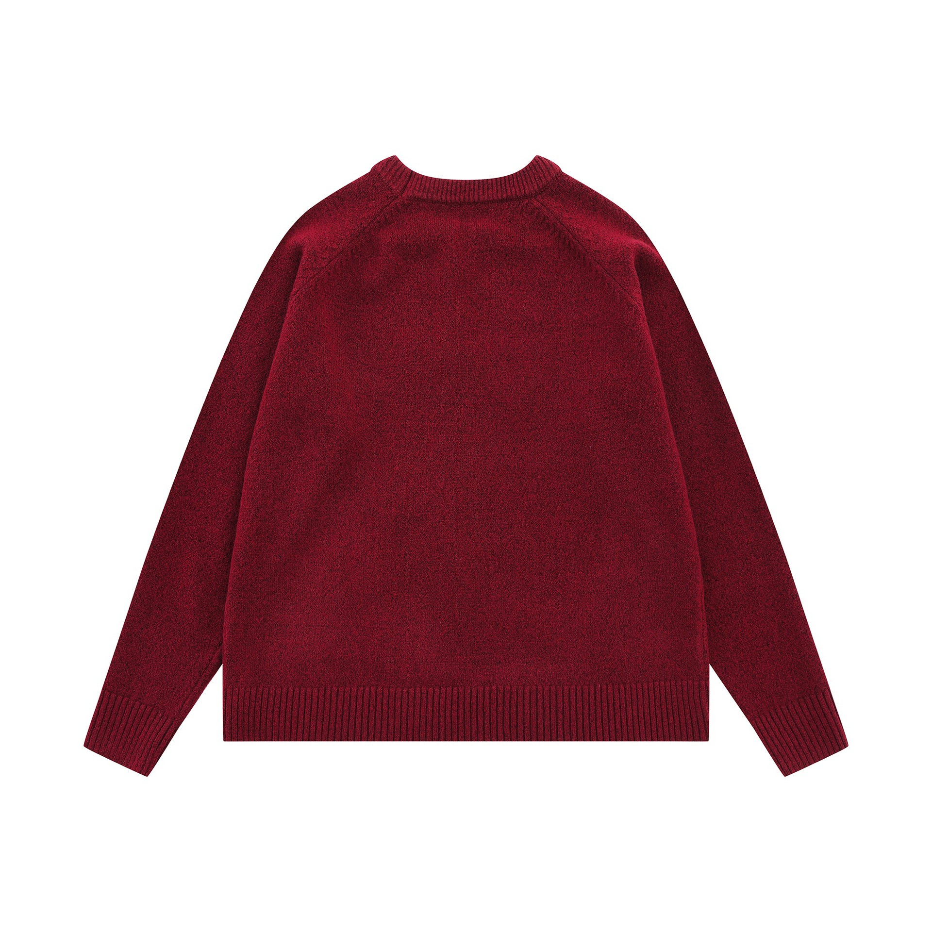 Shoulder inserted lamb jacquard sweater — image 3