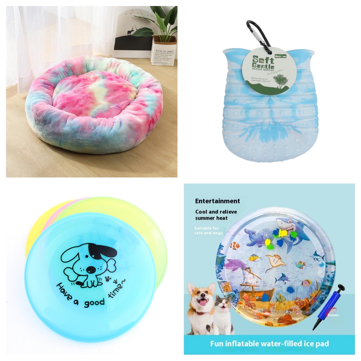 Disco Volador de Silicona Juguete Divertido para Perros Gatos Comida Resistente Mordisqueo Entrenamiento Interactivo Suministros de Mascotas — imagen 6