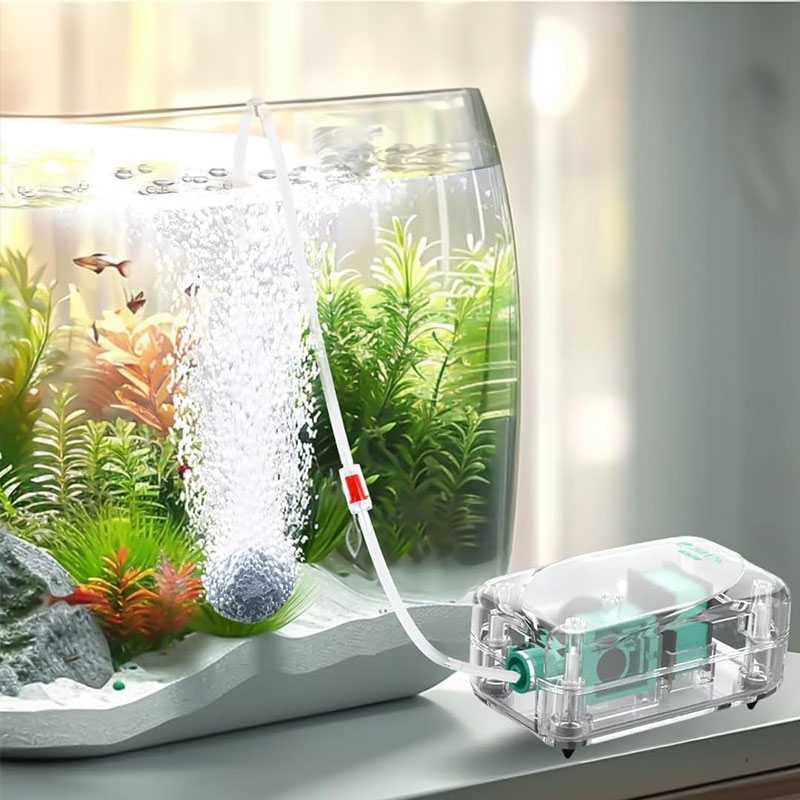 Super Quiet Aquarium Air Pump, Ultra-Low Noise Silent Operation with Adjustable High-Power Bubbler for Fish Tanks — image 6