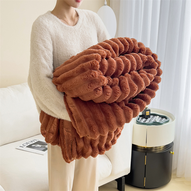 Rabbit plush blanket — image 12