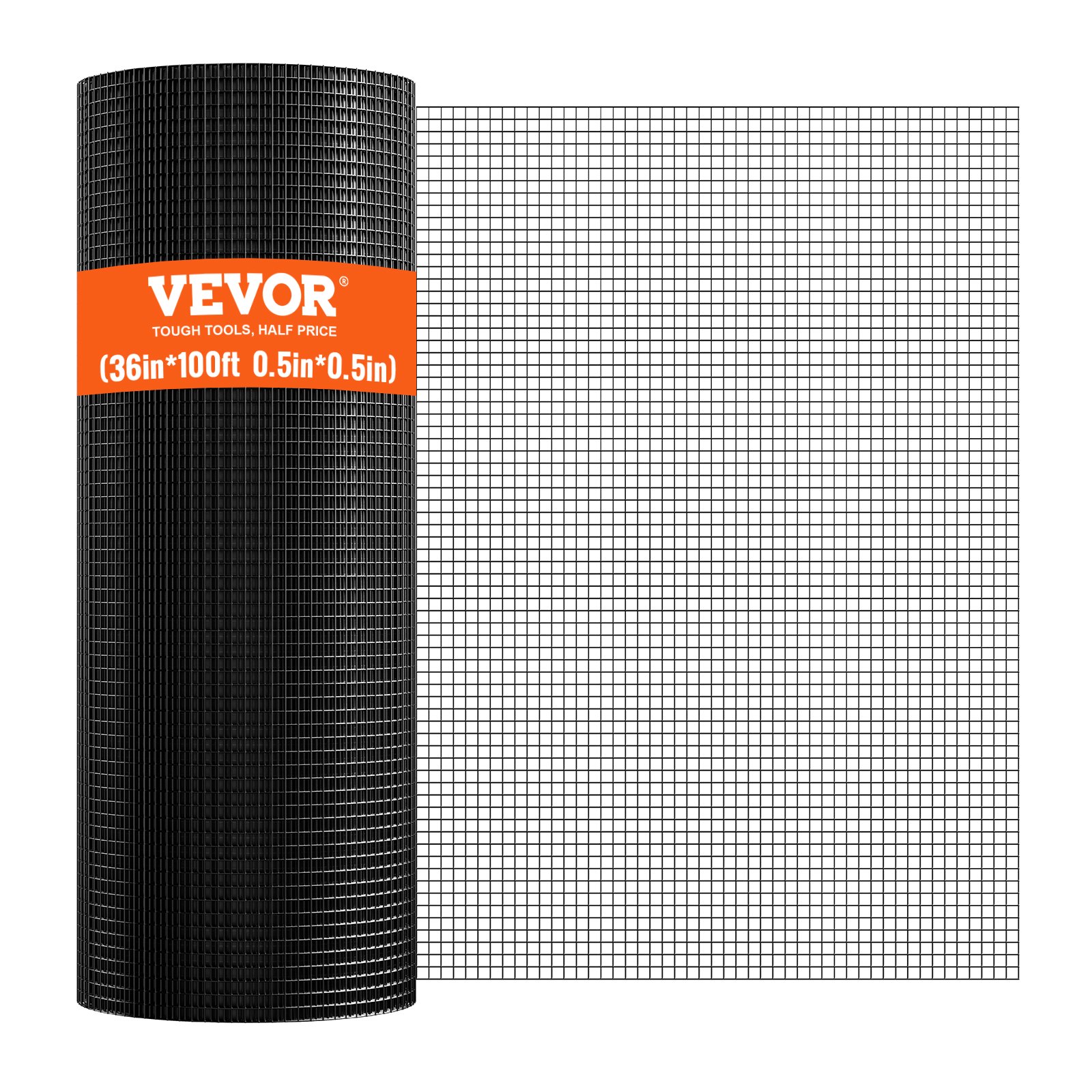 Hardware Cloth, 36'' X 100' Galvanized Wire Mesh Roll, 19 Gauge Chicken Wire Fence Roll, Vinyl Coating Metal Wire Mesh For Chicken Coop Barrier, Rabbit Snake Fences, Poultry Enclosures — imagen 1