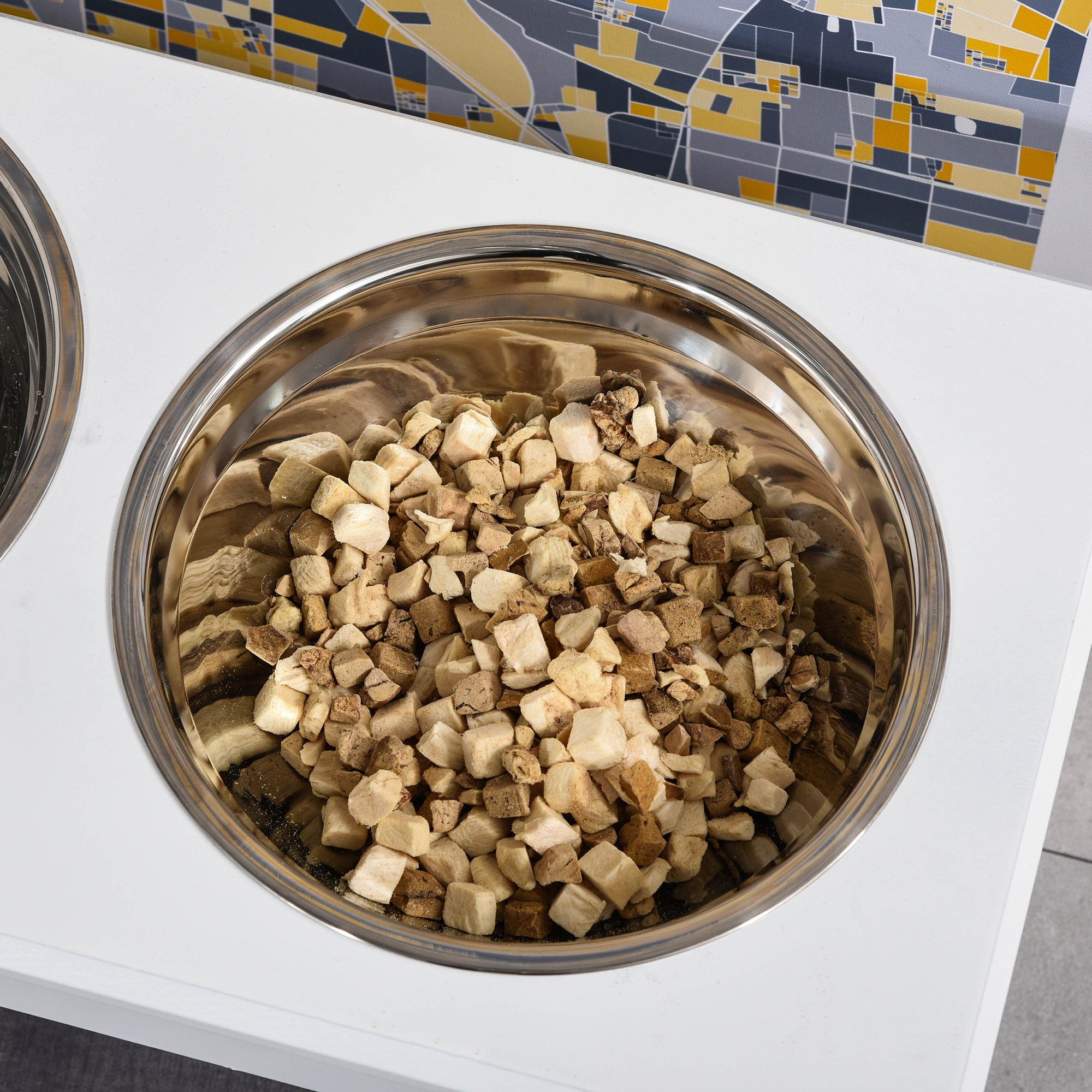 Estación de Alimentación para Perros Pequeños de 6" de Alto, Mesa de Comida para Mascotas con Base Antideslizante, Caja de Alimento para Perros en Posición Ergonómica — imagen 6