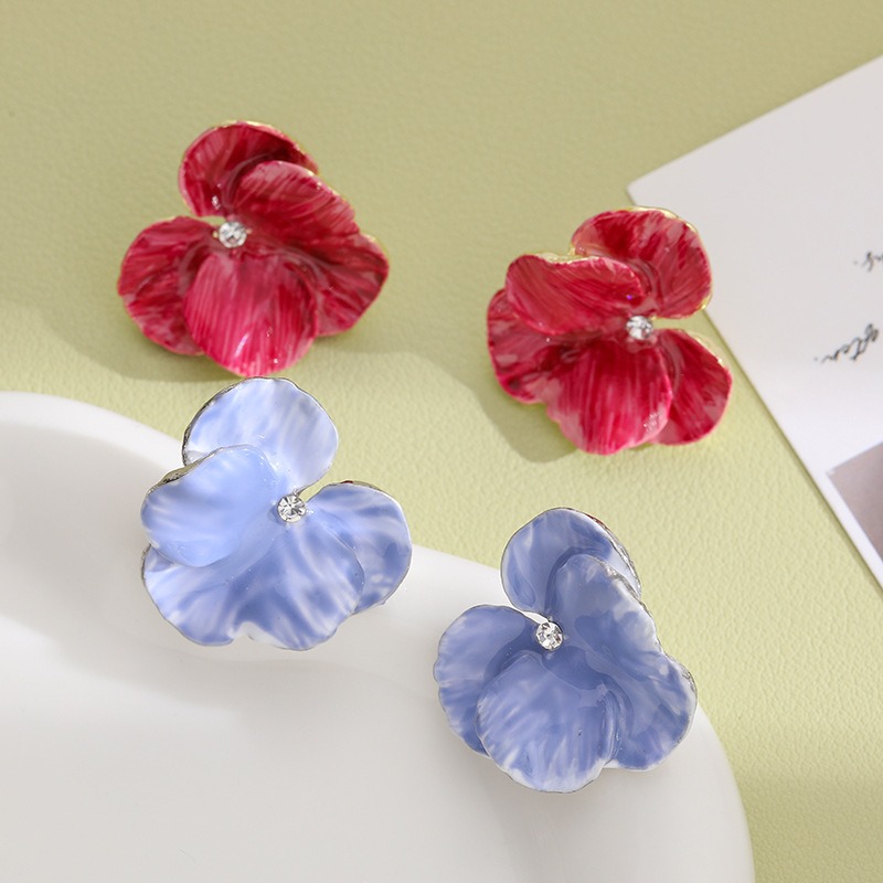 Pulseras de gotitas de aceite en forma de pétalo tridimensional, personalidad sofisticada, dulces y festivas — imagen 4
