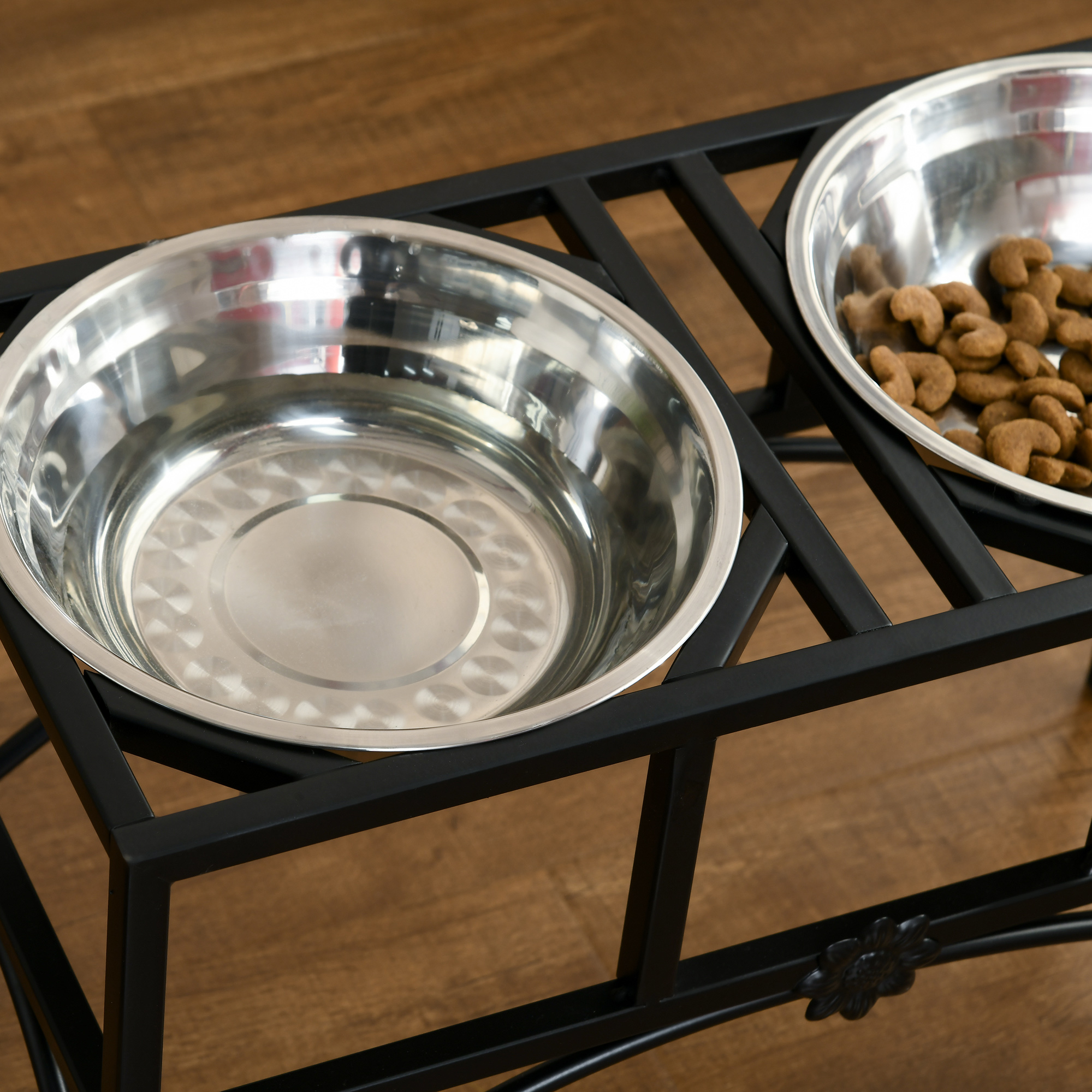 Comedor Elevado para Perros, Acero Inoxidable doble de Alta Calidad, Estación de Alimentación para Mascotas con Postura Saludable, 14" de Alto — imagen 5