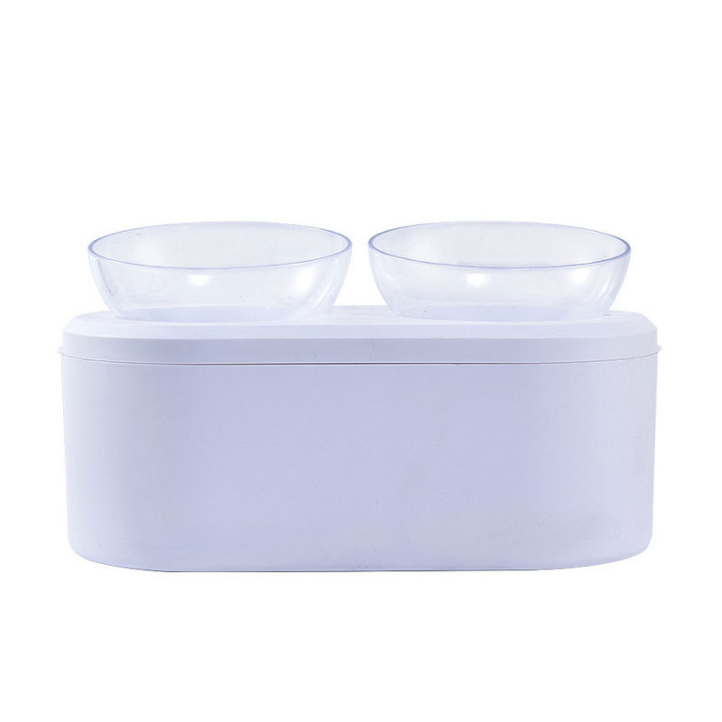 Multifunctional Pet Double Bowl Cat Bowl Dog Bowl Grain Storage Neck Guard Oblique Mouth Double Bowl Pet Food Bowl — image 6