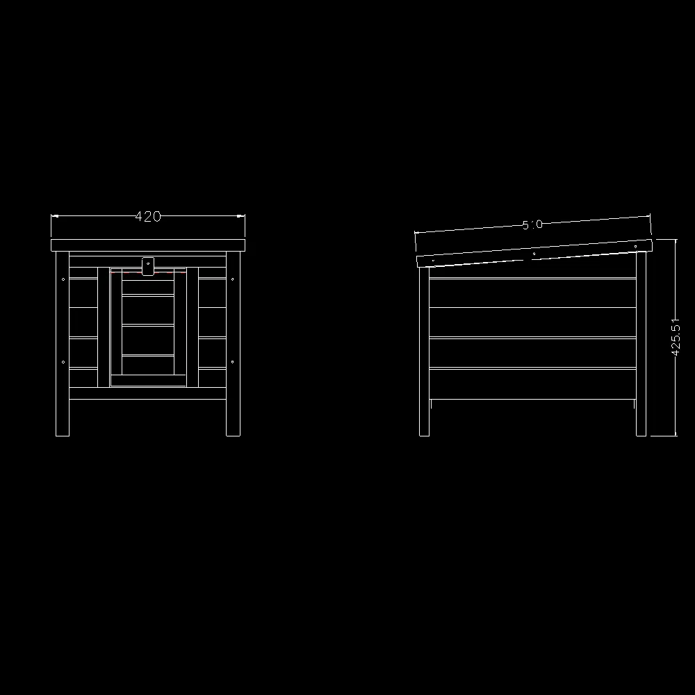 20-inch removable roof, waterproof, green asphalt roof, cedar wood, wooden chicken and rabbit cage — image 10
