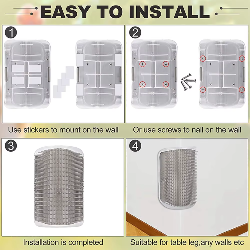 Masajero de rascador para gatos, cepillo para quitar pelo, tabla de aseo para perros y gatitos, accesorios Royal Canin — imagen 5