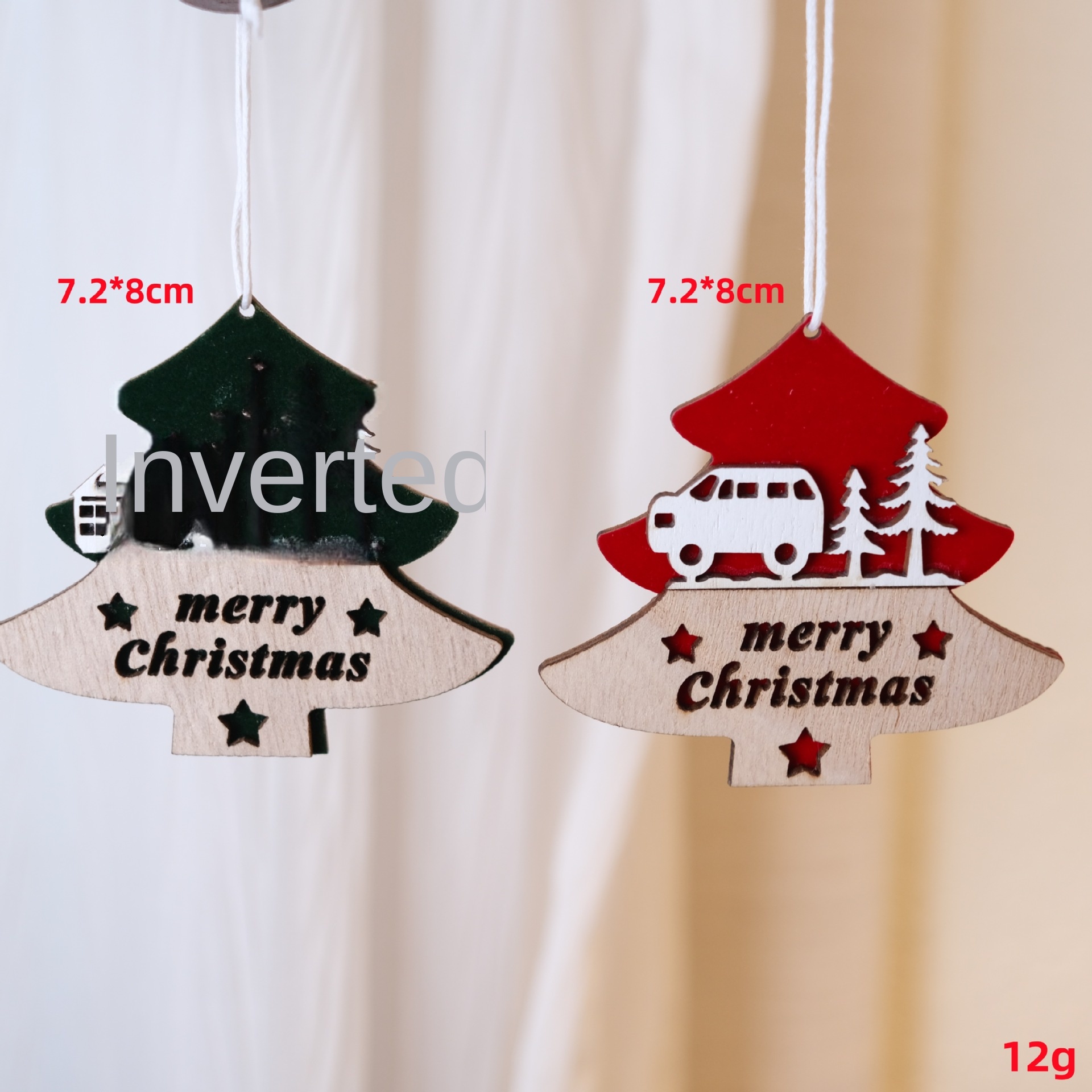 Christmas Multi-Layer Hollow Wooden Deer Snowman Ornament for Tree Decorations — image 10