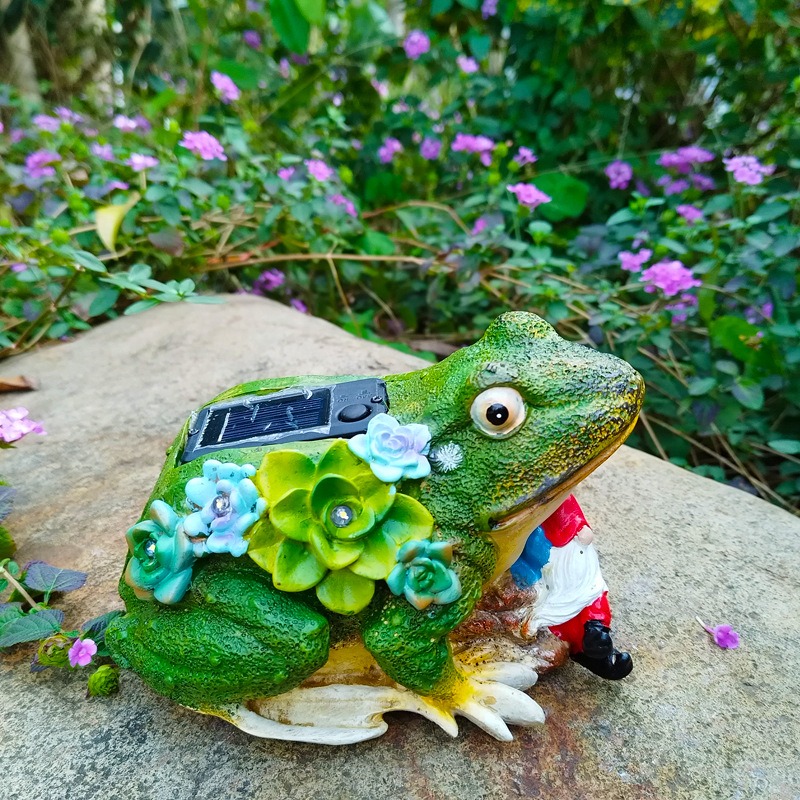 Solar powered outdoor animal statue sprite ornaments — image 7