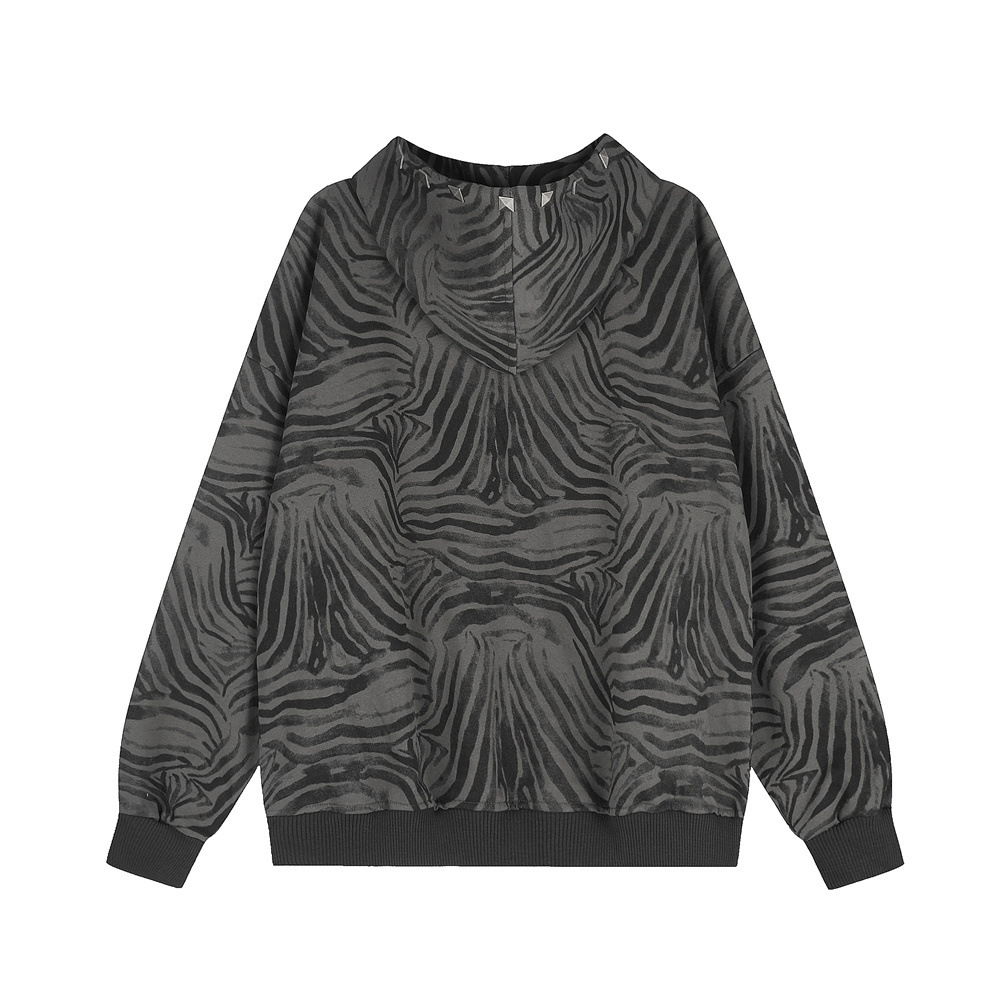 Zebra print hooded sweatshirt — image 3