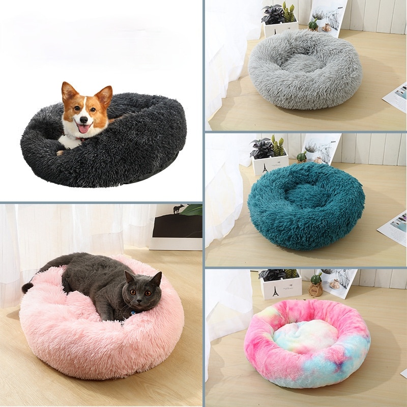 Pet Nest Warm Soft Plush Sleeping Bed Pad Kennel Breathable Dog Cat House Pet Bed Dog house Animals Supplies — image 6