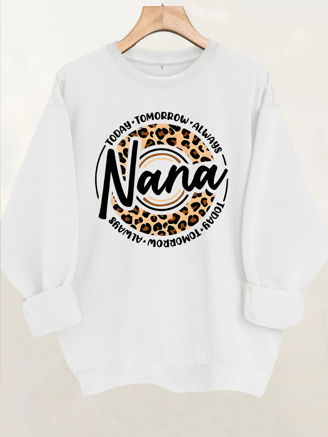 Leopard print fleece hoodie — image 7
