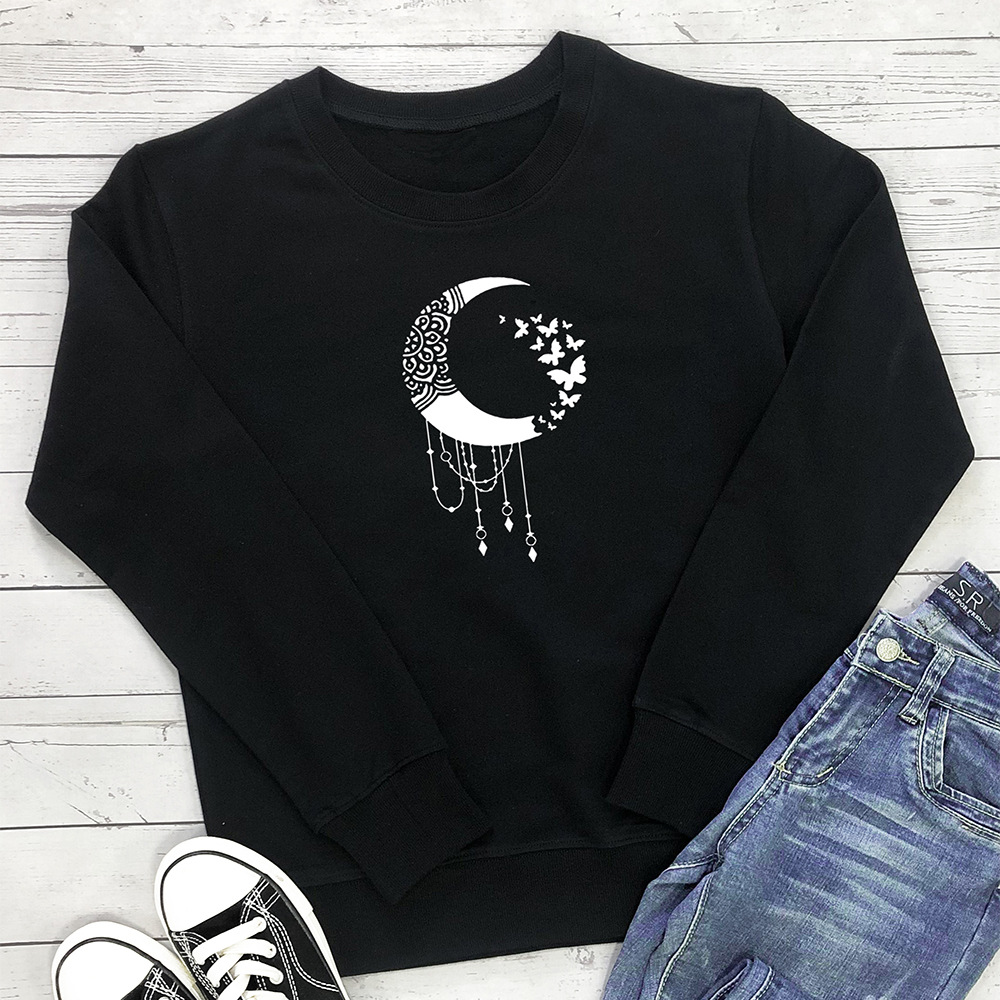 Moon Butterfly Printed Hoodie — image 4