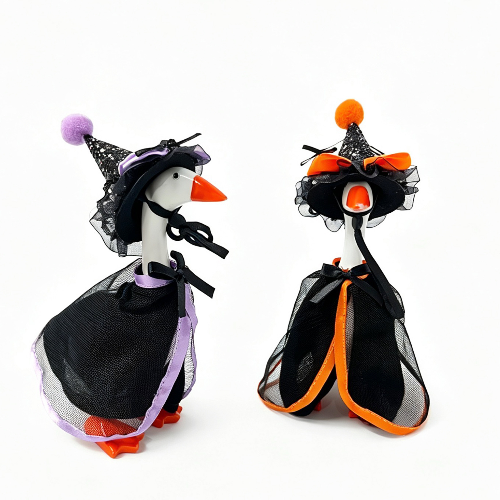 Halloween 7-inch Goose Costume Witch Cape Creative Dress-Up Outfit for Women — image 1