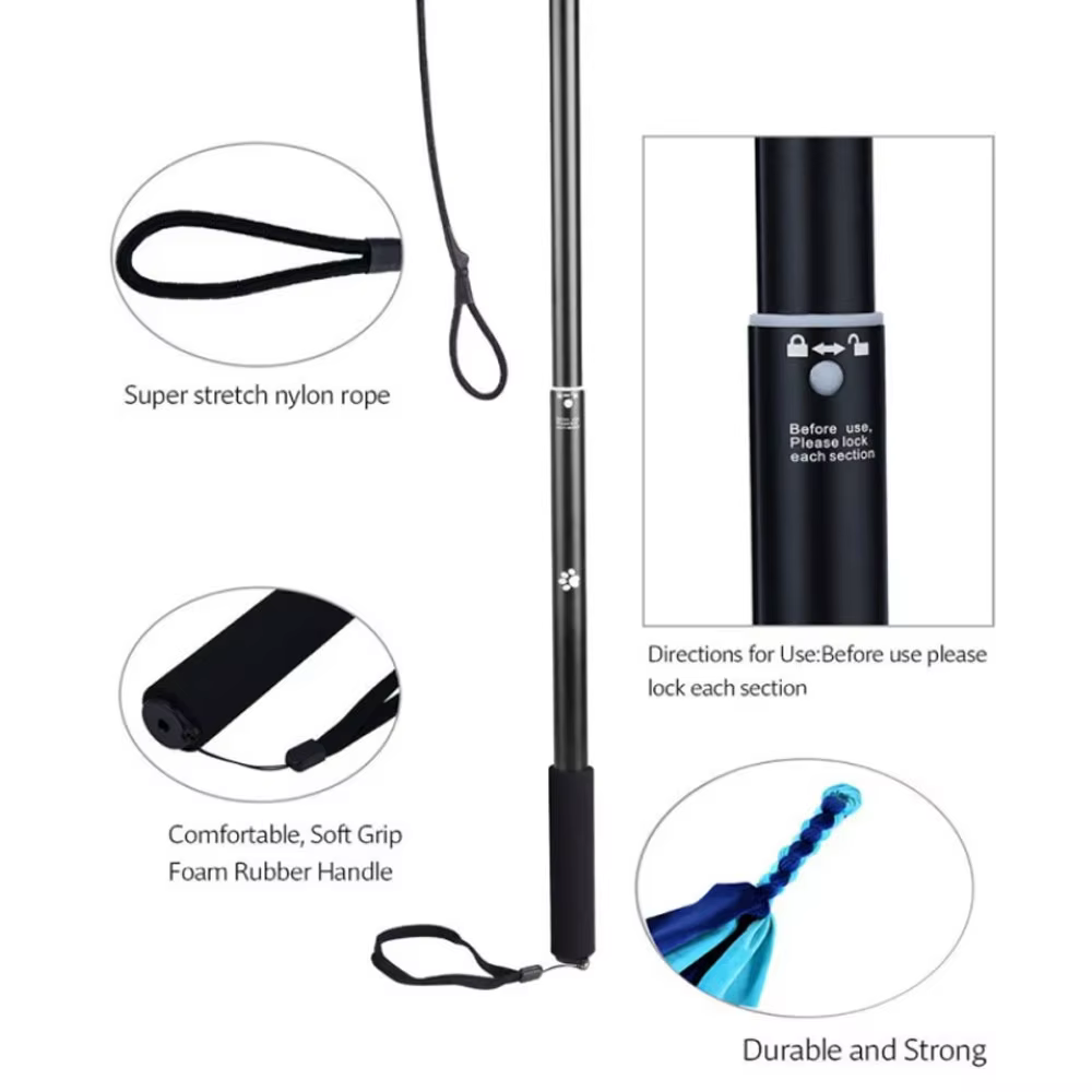 Dogs Flirt Lure Pole Stick Toys Pet Interactive Chasing Tail Teaser Wand Training Chewing Rope Cat Pet — image 4