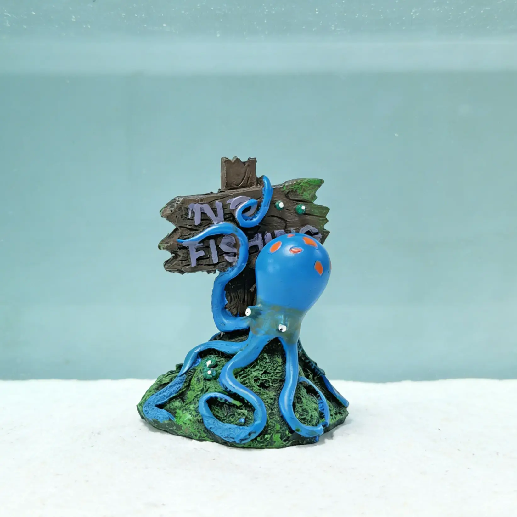 Cartoon Octopus Aquarium Decoration Ornament Creative Fish Tank Landscape Decor Cute Underwater Miniature Crafts — image 2