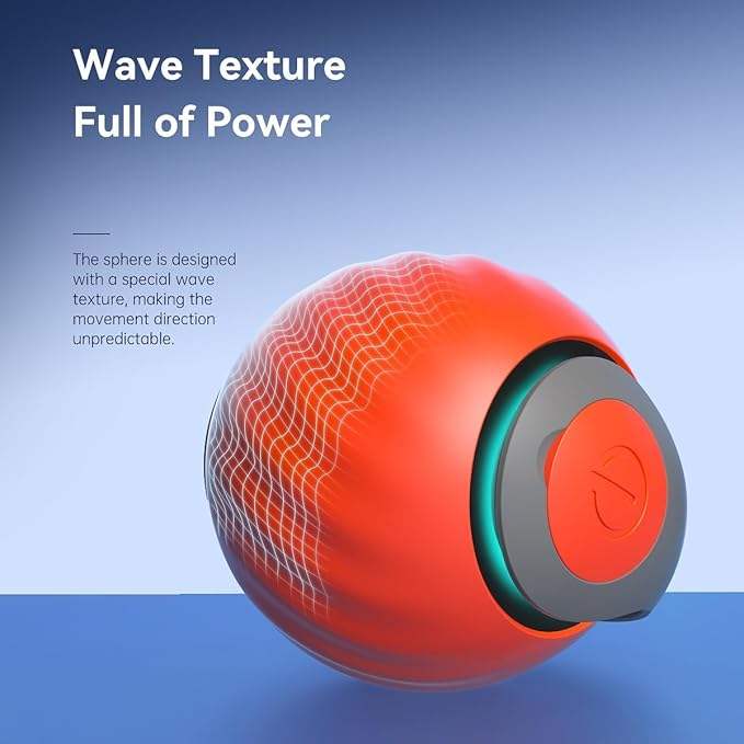 Pelota automática para perros juguete eléctrico resistente a mordeduras relajante estresante intelectualmente divertido — imagen 3