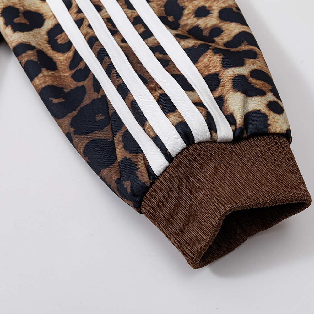 Loose stand up leopard print jacket — image 5