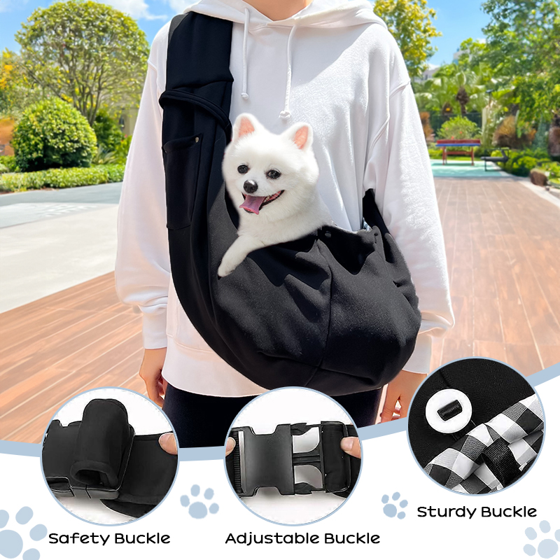 Portable Pet Carrier Bag for Small Dogs & Cats up to 7.5kg - Lightweight Shoulder Bag for Travel, Hiking, and Outdoor Use — image 9