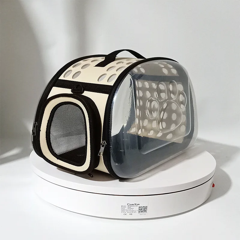 Luxury Large Single Shoulder Handbag Space Portable Mesh Breathable Transparent Travel Pet Cat Dog Outdoor Carrier Carrying Bag — image 5
